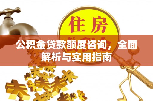 道真公积金贷款额度咨询，全面解析与实用指南