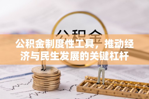 道真公积金制度性工具，推动经济与民生发展的关键杠杆