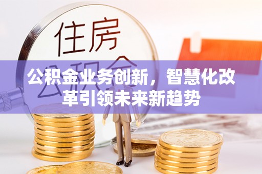 道真公积金业务创新，智慧化改革引领未来新趋势