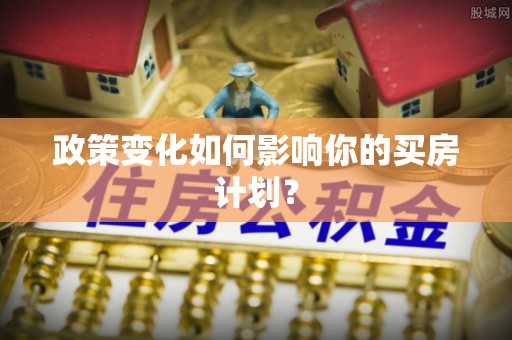 道真政策变化如何影响你的买房计划？