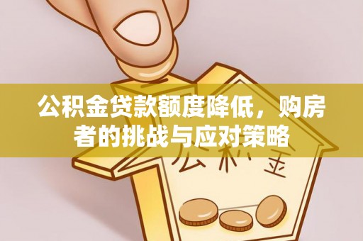 道真公积金贷款额度降低，购房者的挑战与应对策略