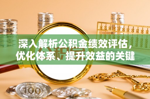 道真深入解析公积金绩效评估，优化体系、提升效益的关键路径